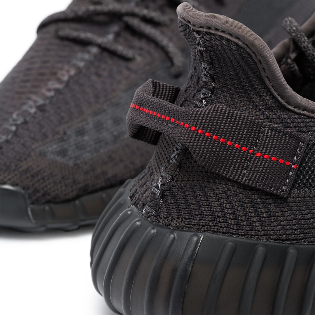 Black Static Knit Sneakers