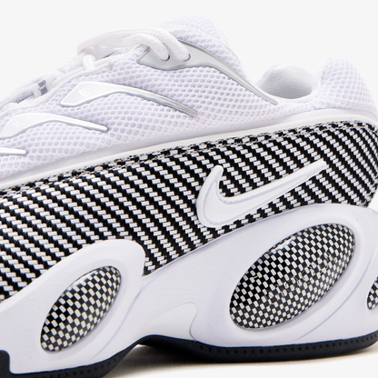 Sleek White Black Athletic Sneakers